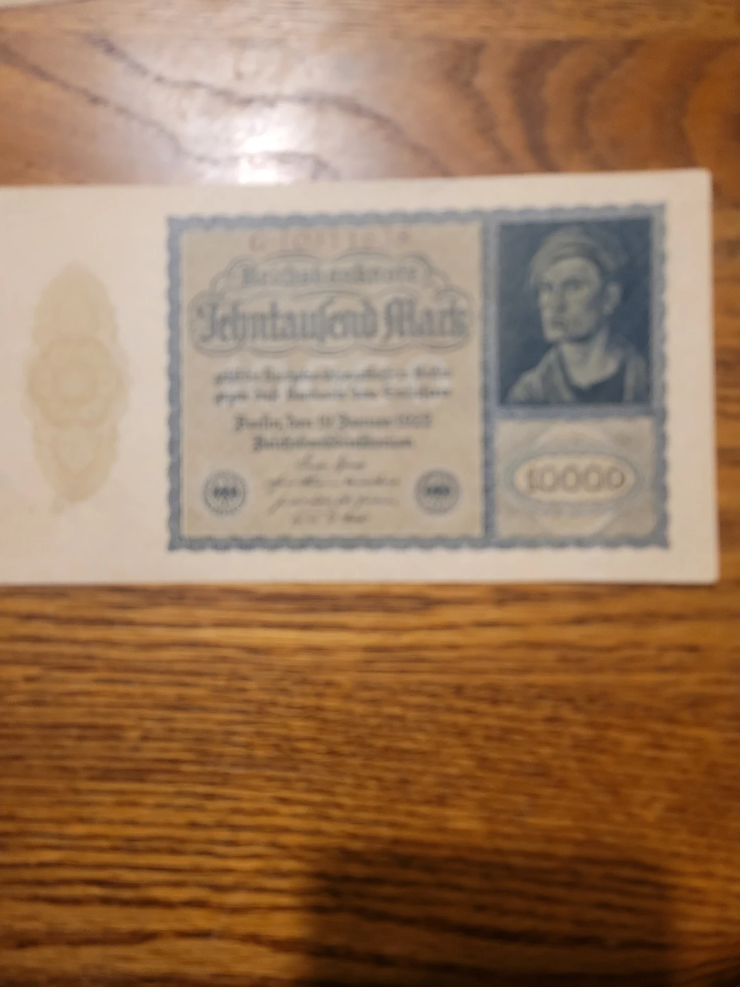 10,000 Mark Banknote