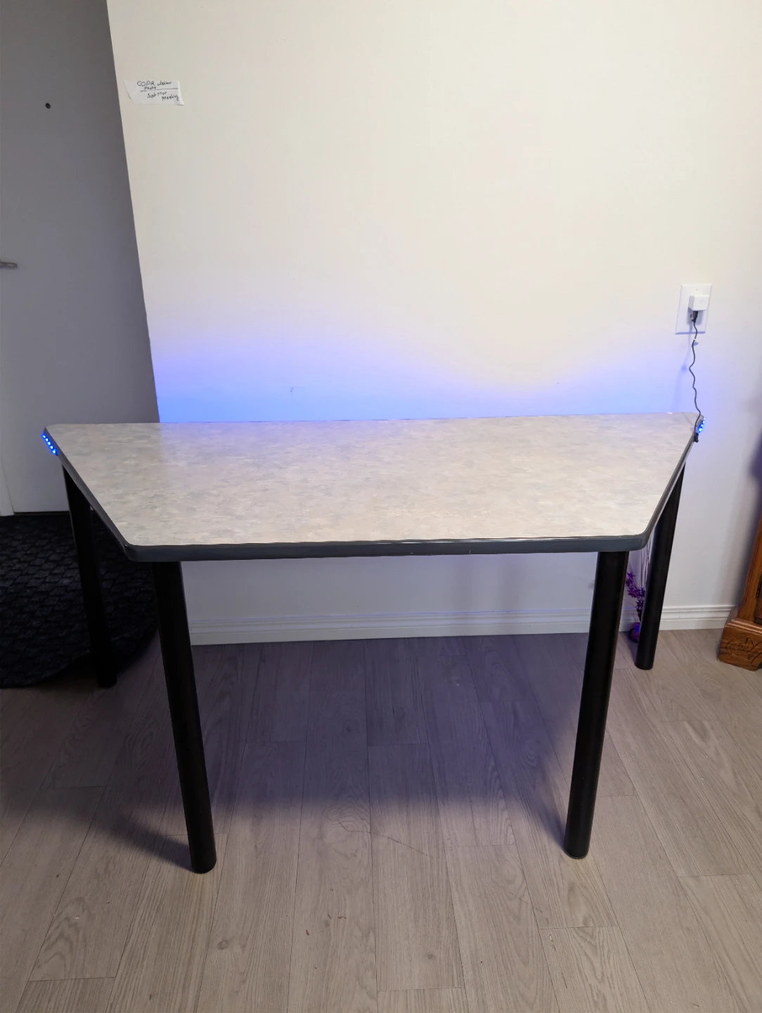 Gaming Desk with LED Lights - photo 2