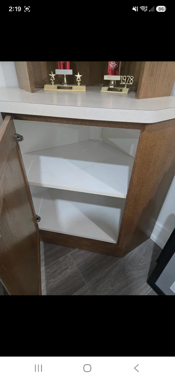 Corner Cabinet with Glass Door - photo 4