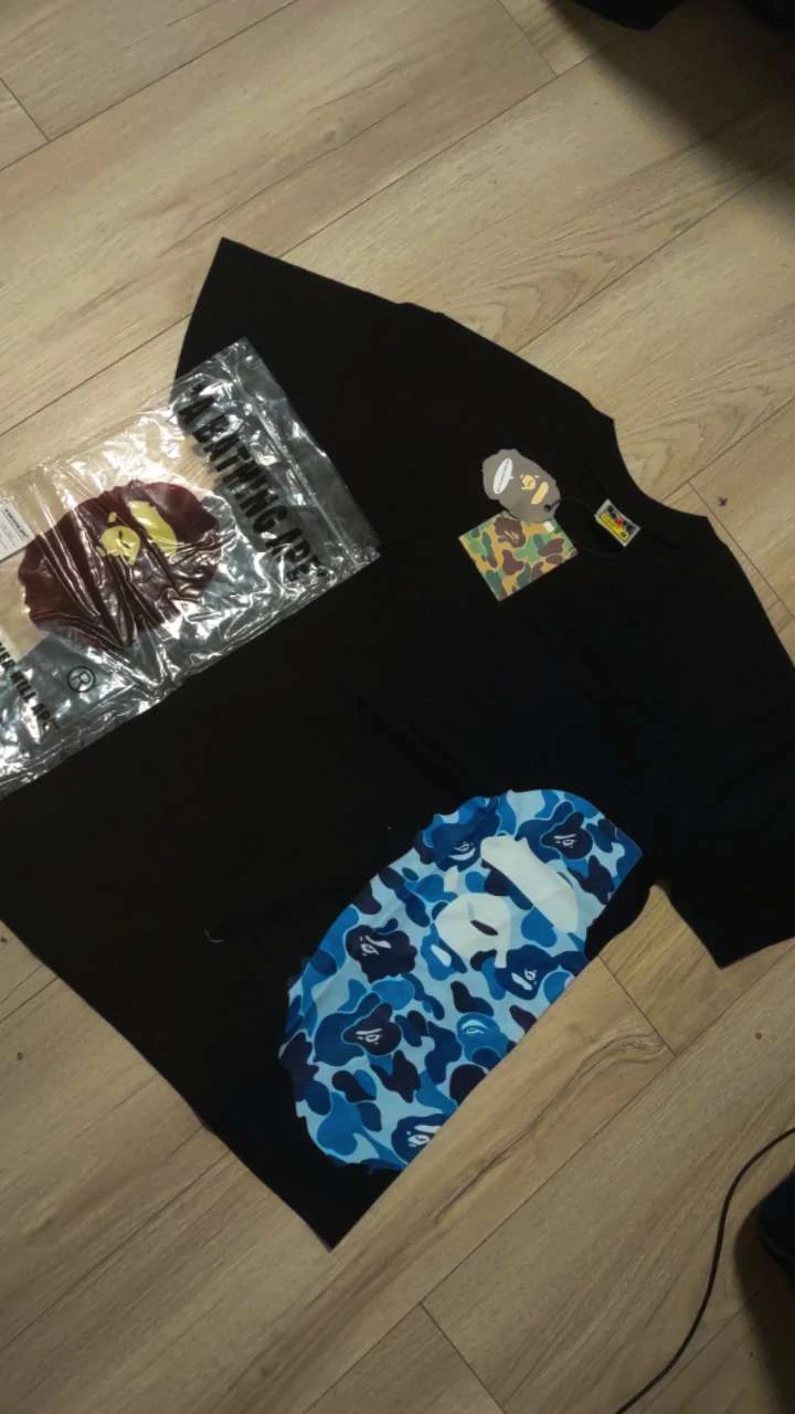 A Bathing Ape BAPE Black T-Shirt - photo 4