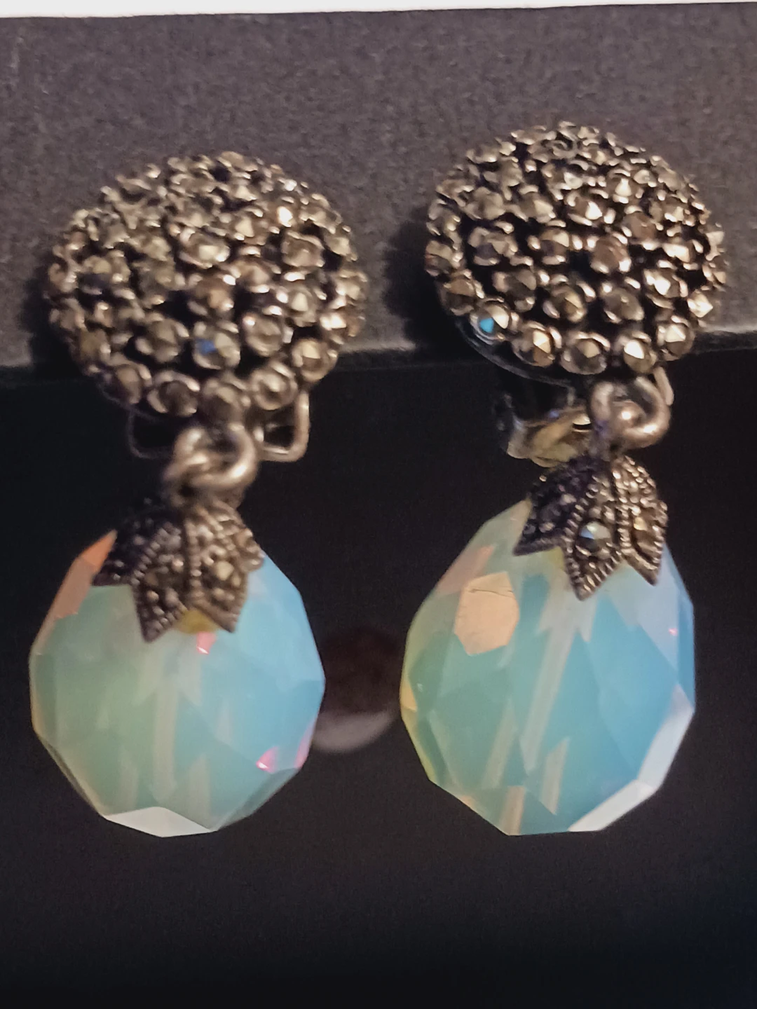 Gorgeous Sterling Silver 925 Moonstone Earrings