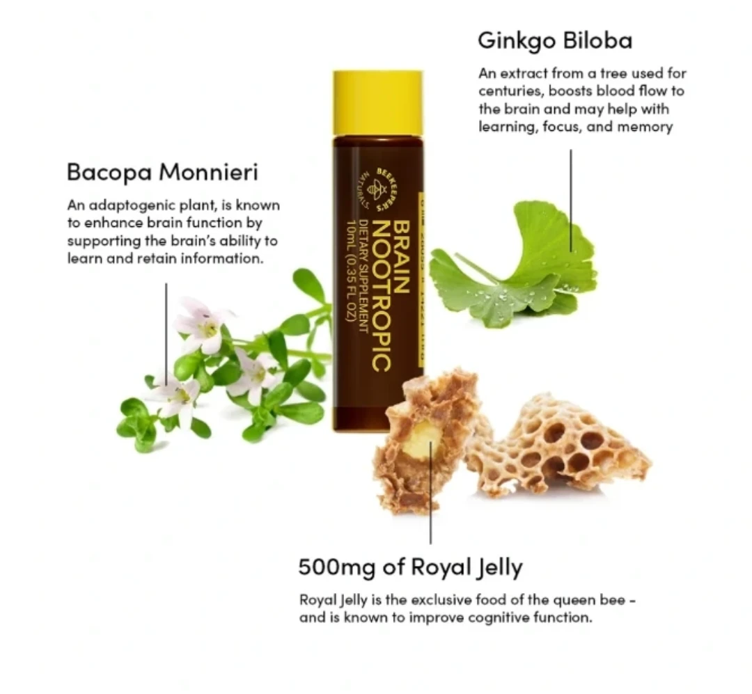 Beekeeper's Naturals Royal Jelly Brain Nootropics