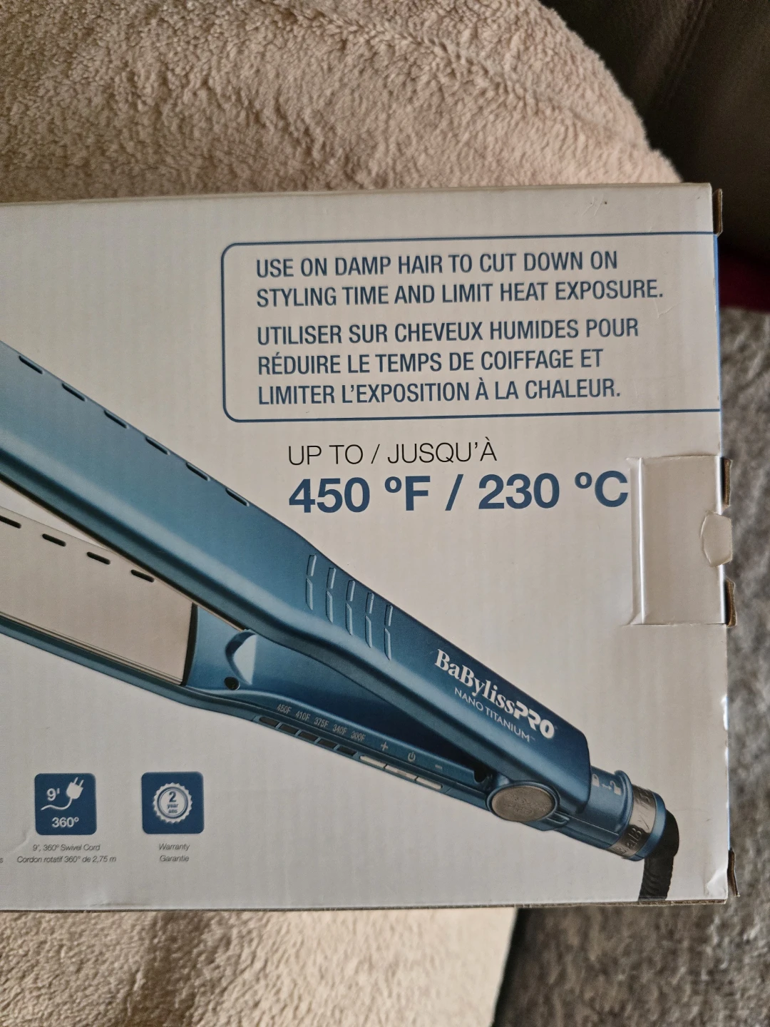 BaBylissPRO Nano Titanium Flat Iron - 1 1/2" - photo 2
