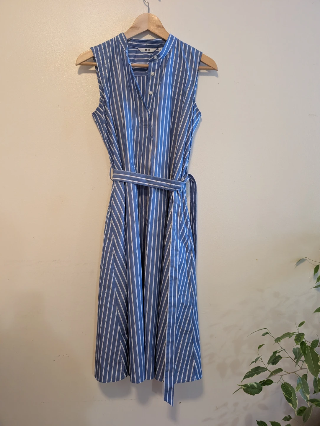 UNIQLO Striped Sleeveless Shirt Dress XS - photo 2