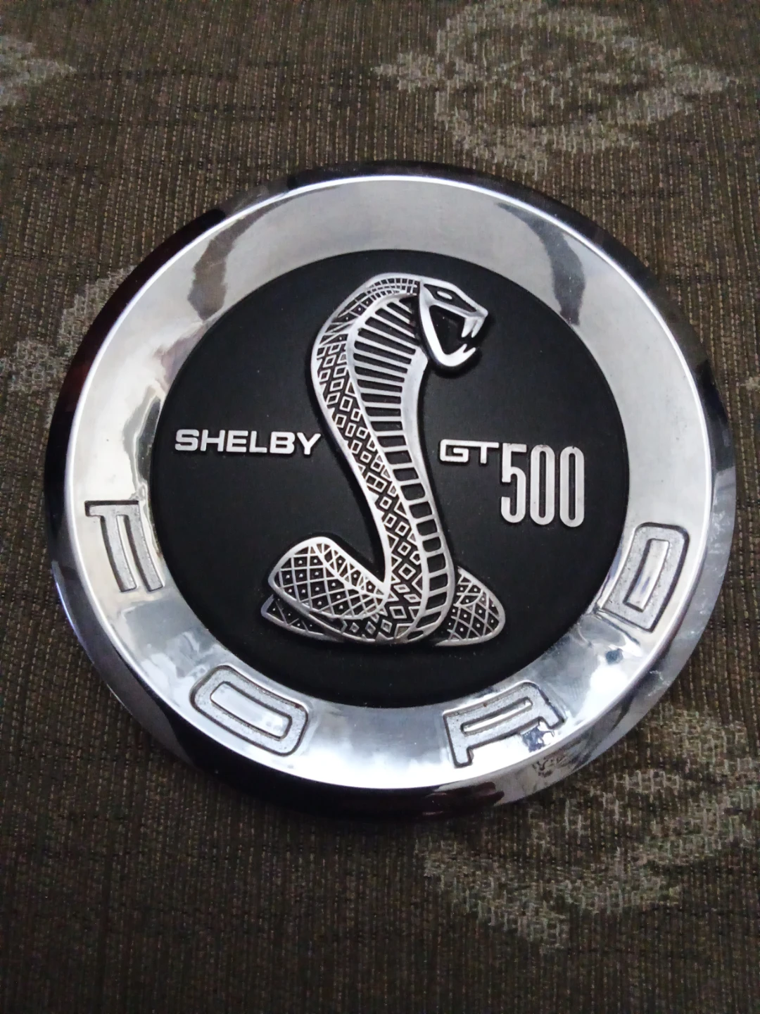 6" round rear Ford Shelby GT500 Emblem - photo 4