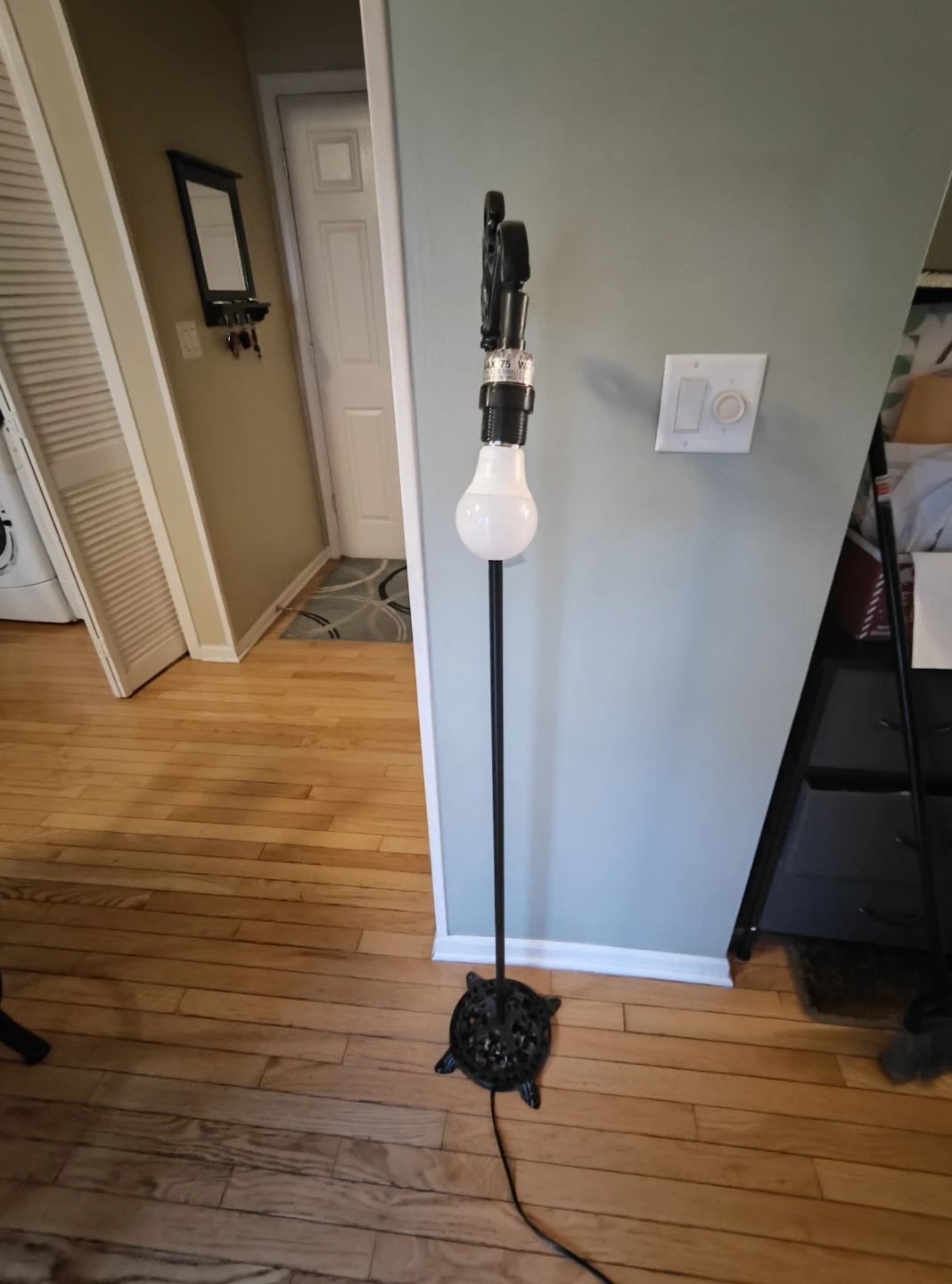 Iron Footed Floor Lamp - photo 3