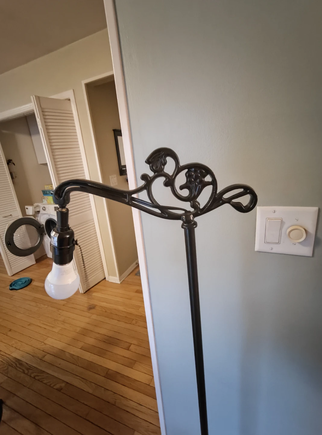 Iron Footed Floor Lamp - photo 4