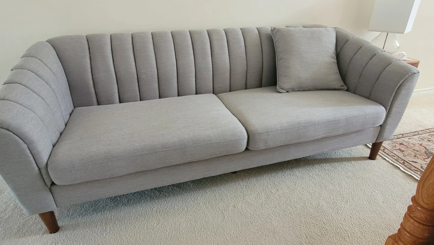 Grey 3-Seater Sofa Brand new with issue - photo 2