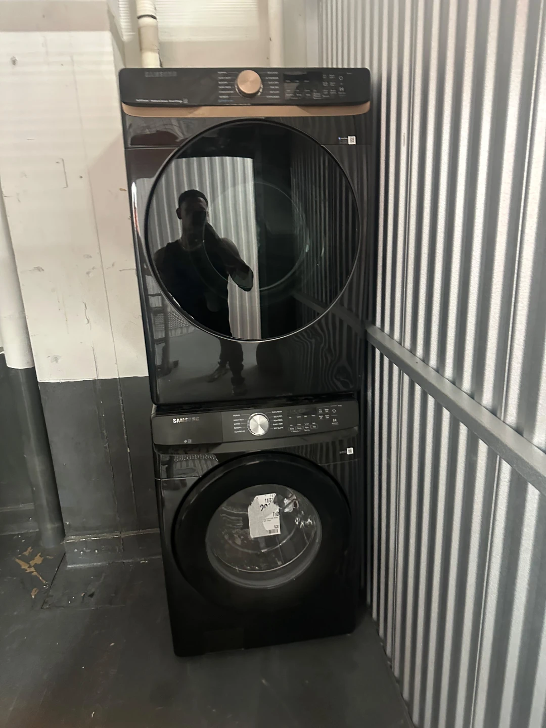 New Samsung washer and electric dryer set