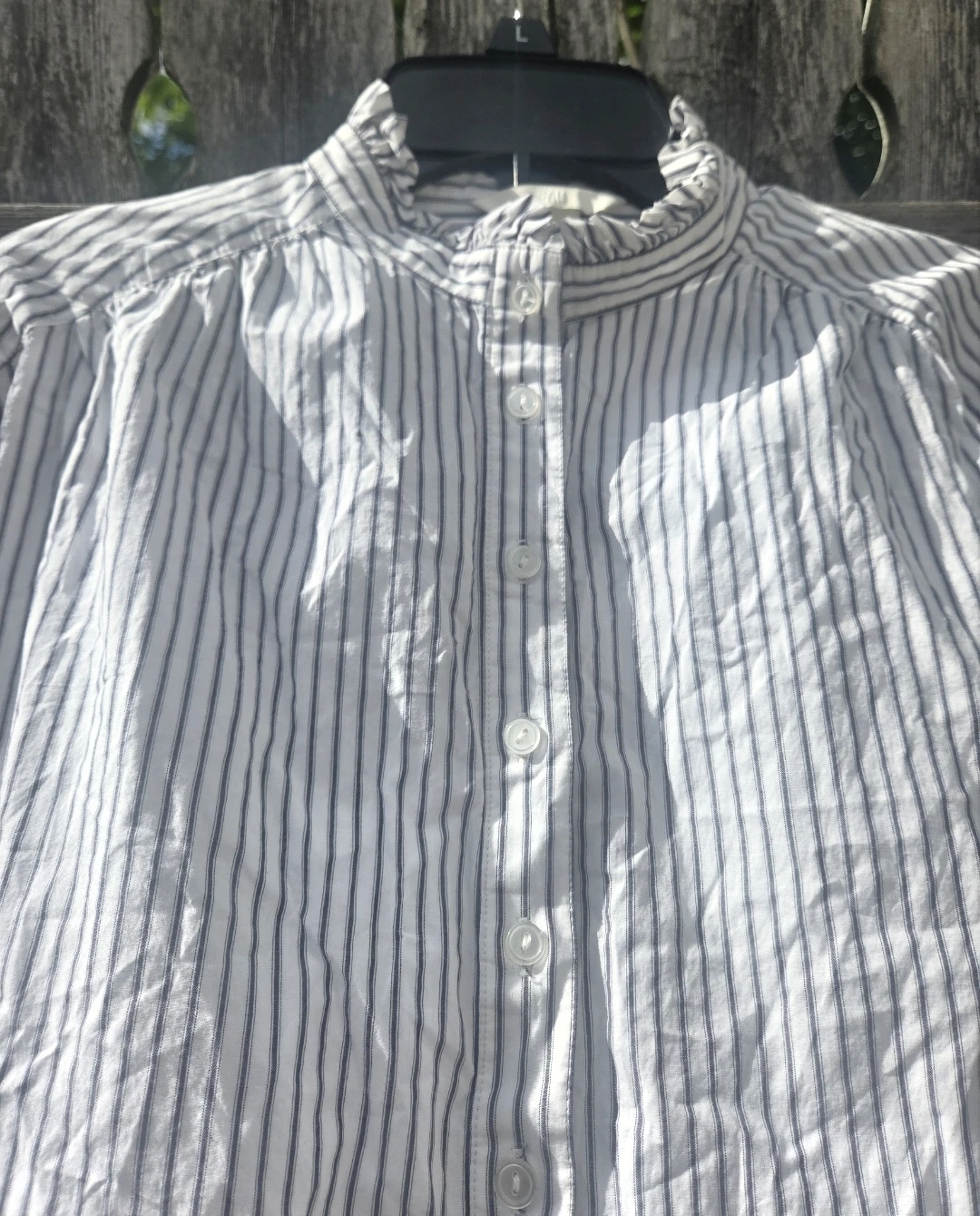 H&M Striped Long Sleeve Tunic Shirt Dress - photo 3