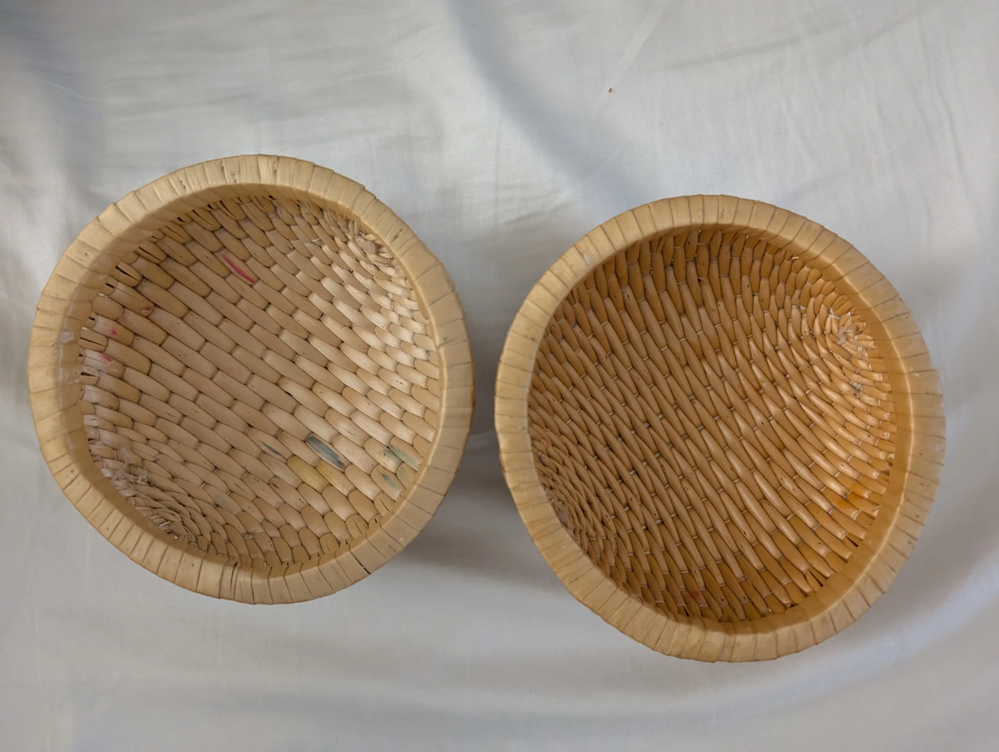 Boho Rattan Woven Decorative Fruit Key Basket Set