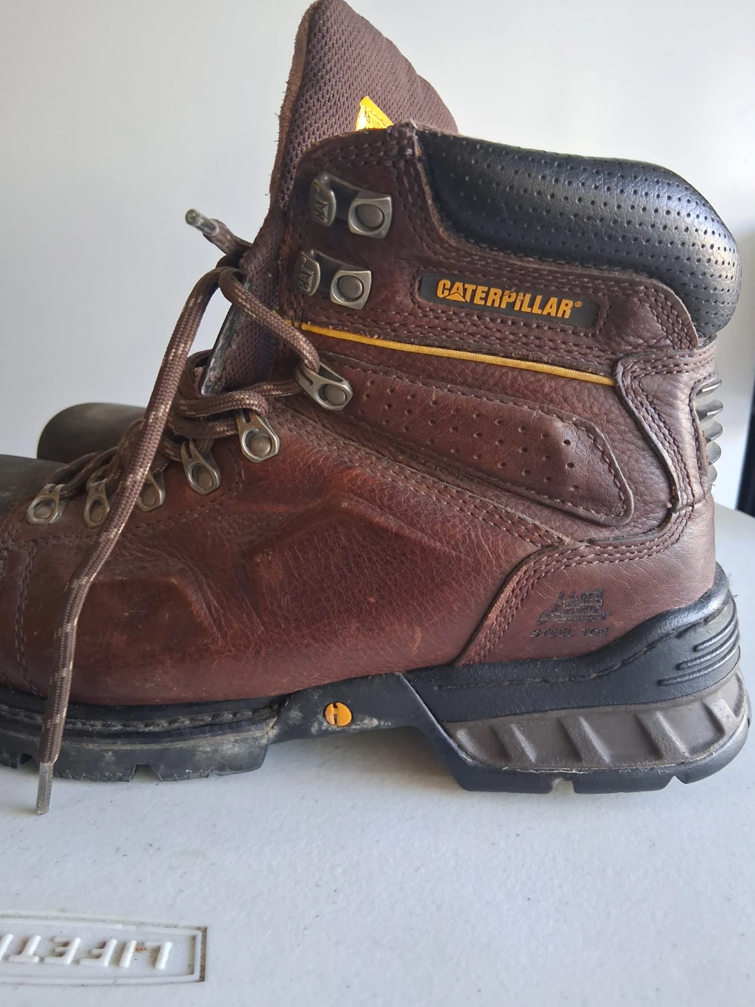 Caterpillar Steel Toe Work Boots Size 9 - photo 2