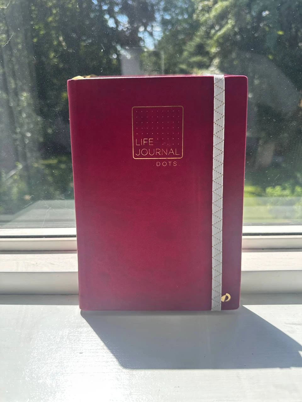 NEW Quo Vadis Life Journal Dots A5 Hardcover Notebook – Plum/Red