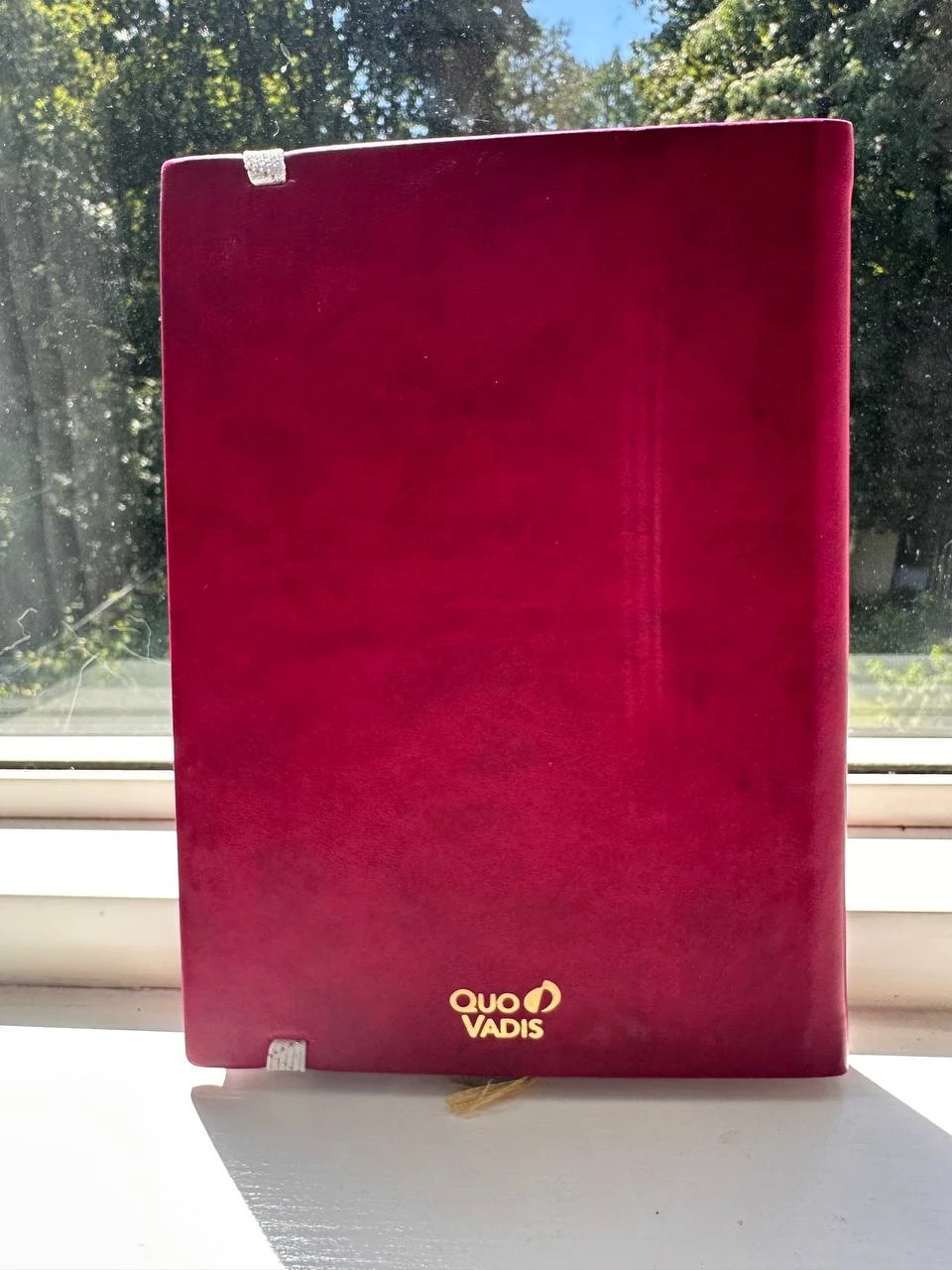 NEW Quo Vadis Life Journal Dots A5 Hardcover Notebook – Plum/Red - photo 2