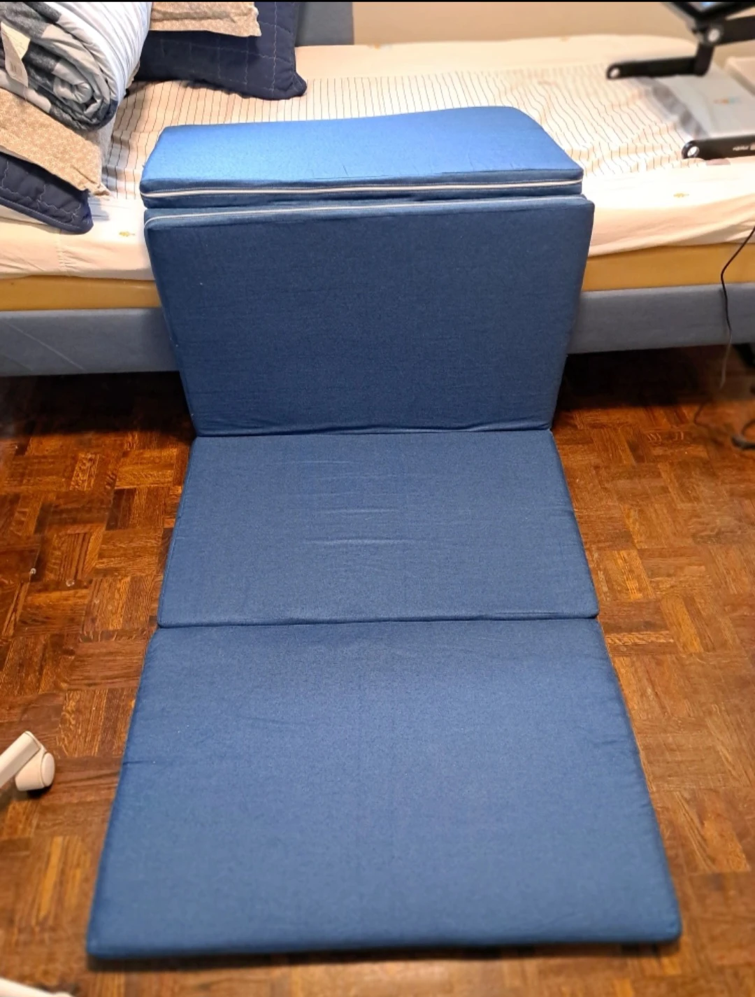 Blue Folding Floor Mattress - photo 2