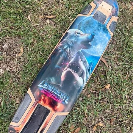 2025 Landyachtz Wolfshark Skateboard Complete Ready to Race - photo 2