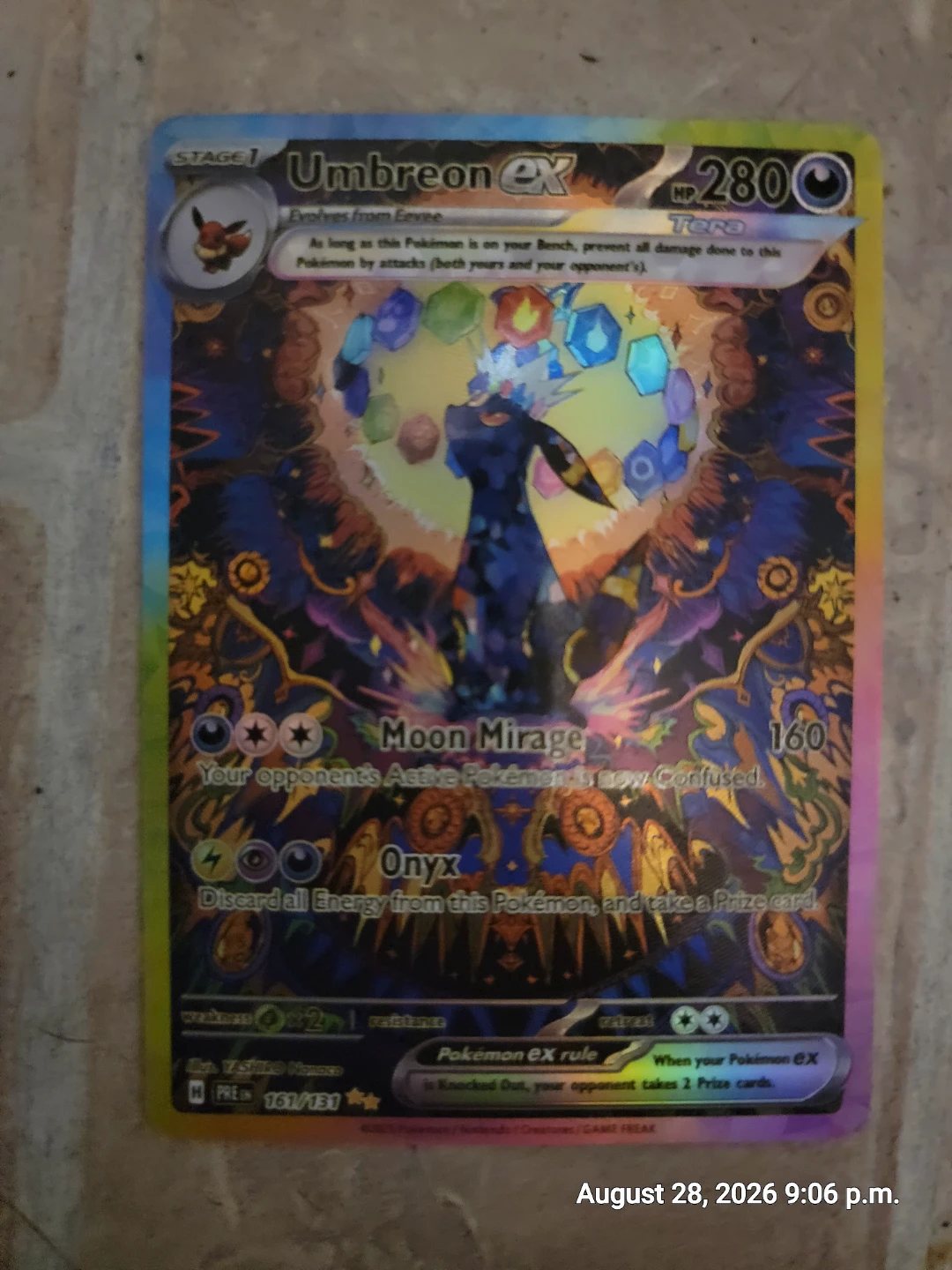 Umbreon EX Pokémon Card
