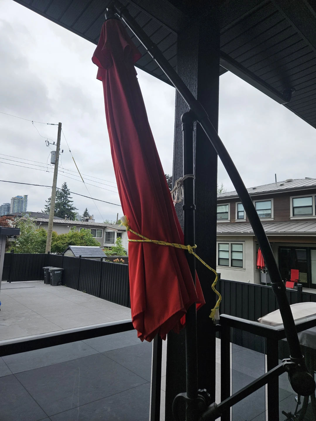 Red Patio Umbrella
