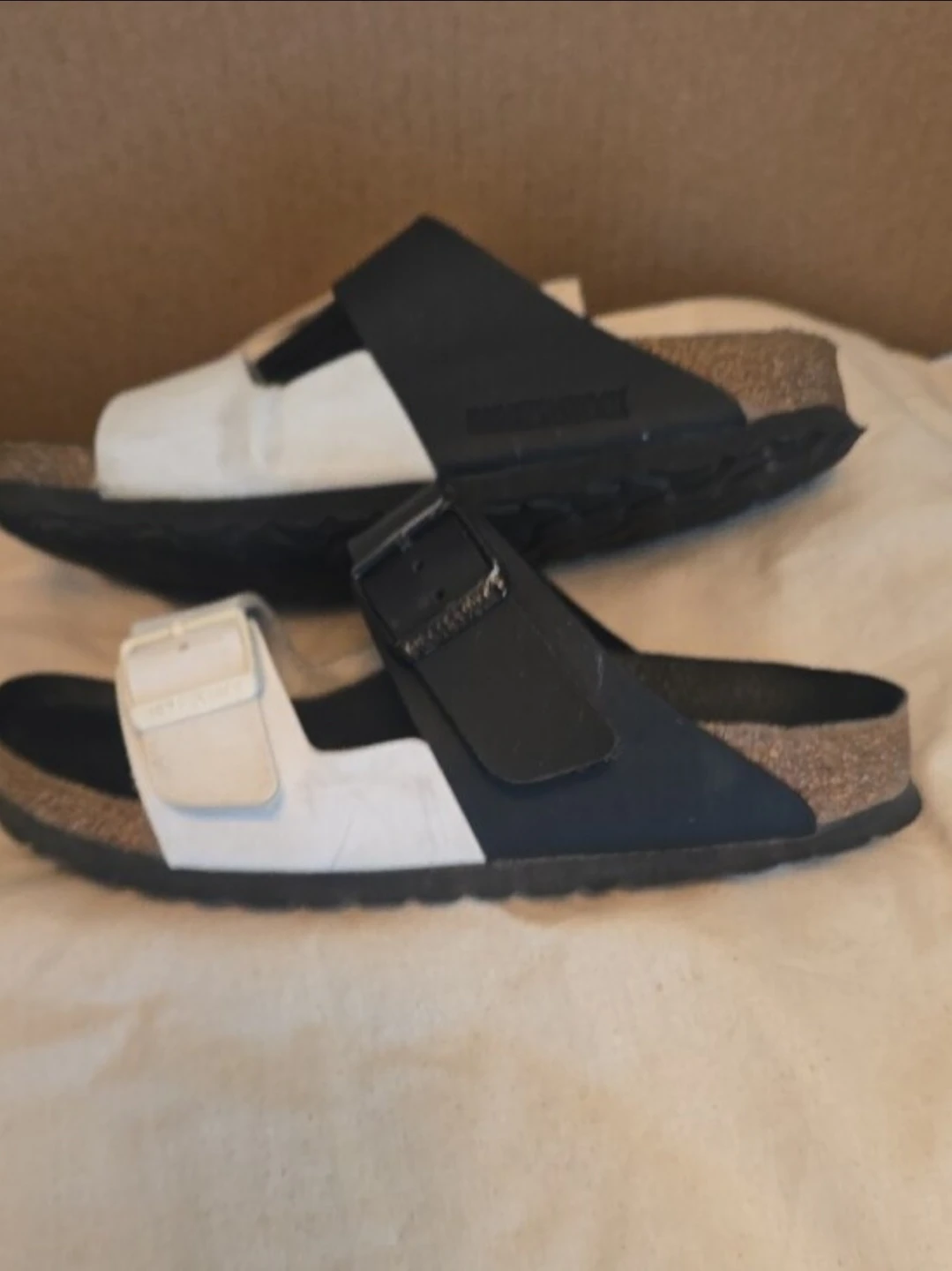 Birkenstock Arizona Split Sandals Black & White - photo 2