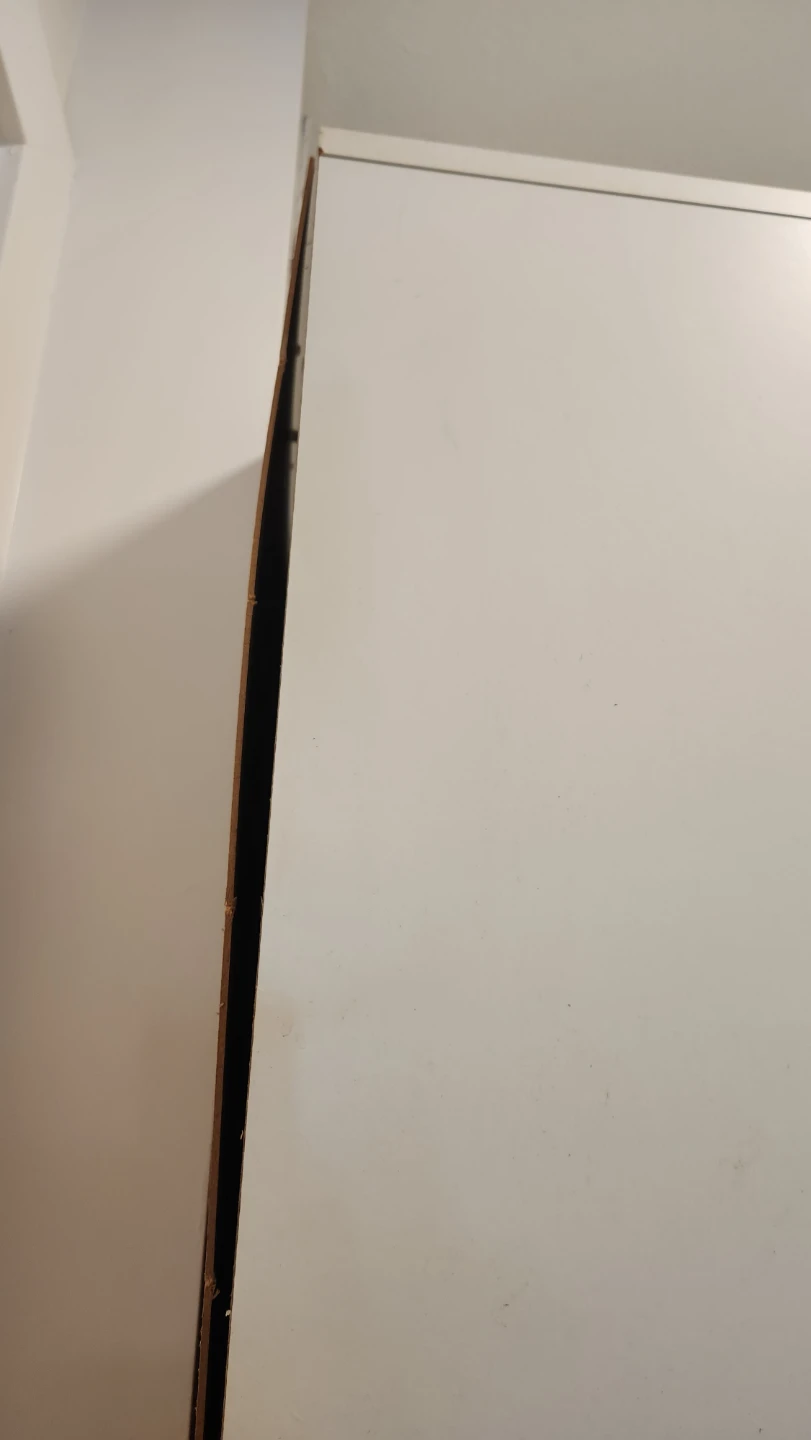 Ikea Brimnes, White 3-Door Wardrobe with Mirrored Panels - photo 3