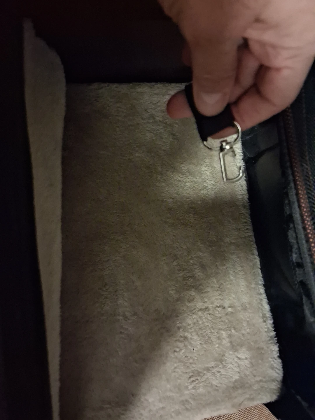 Gray Pet Carrier with Wheels - photo 4