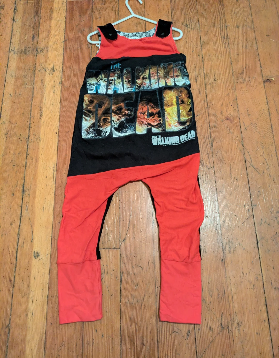 One of a Kind The Walking Dead Romper Red