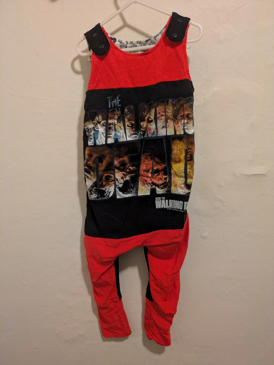 One of a Kind The Walking Dead Romper Red - photo 3