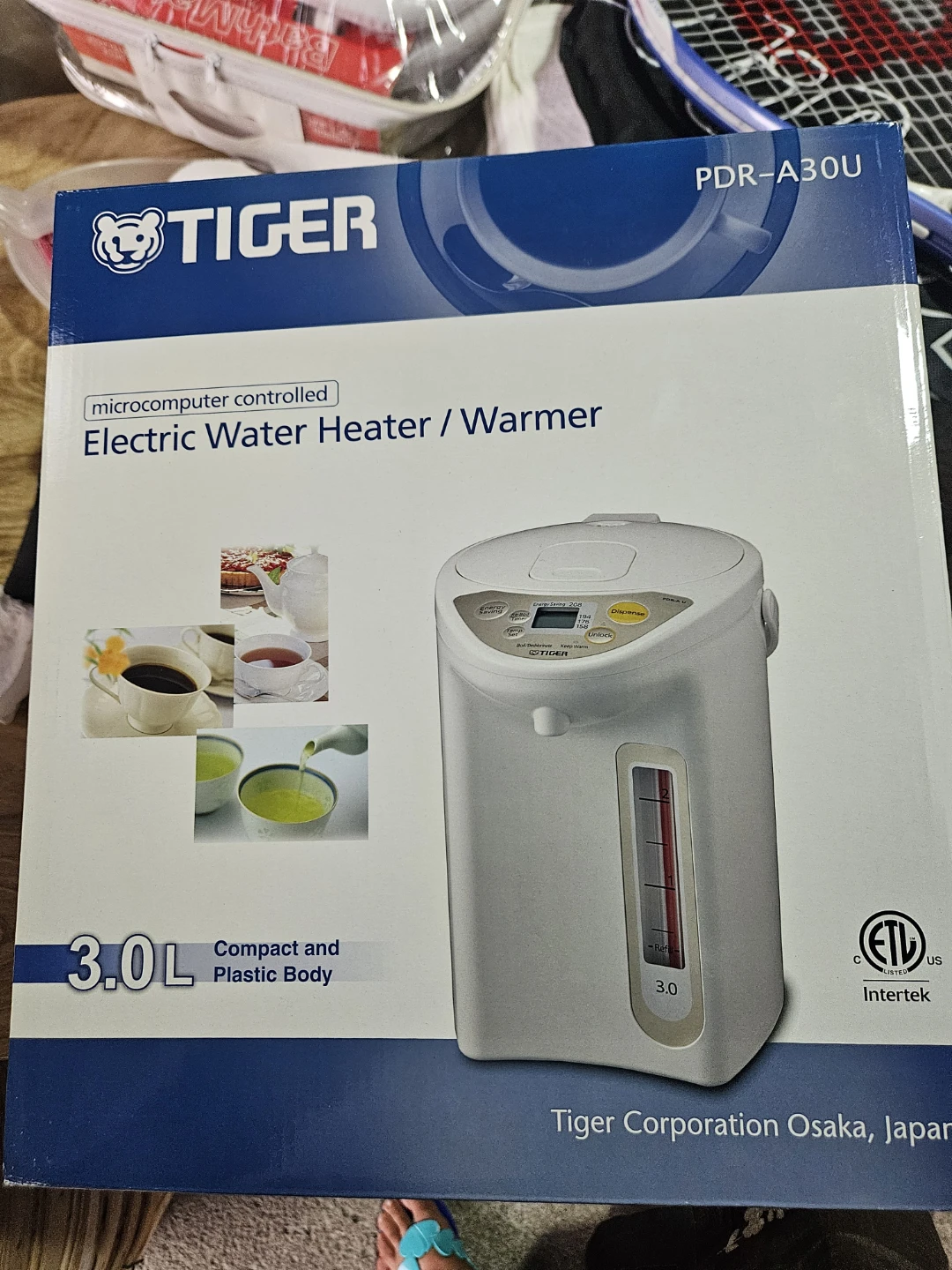 Tiger Electric Water Heater / Warmer PDR-A30U 3.0L