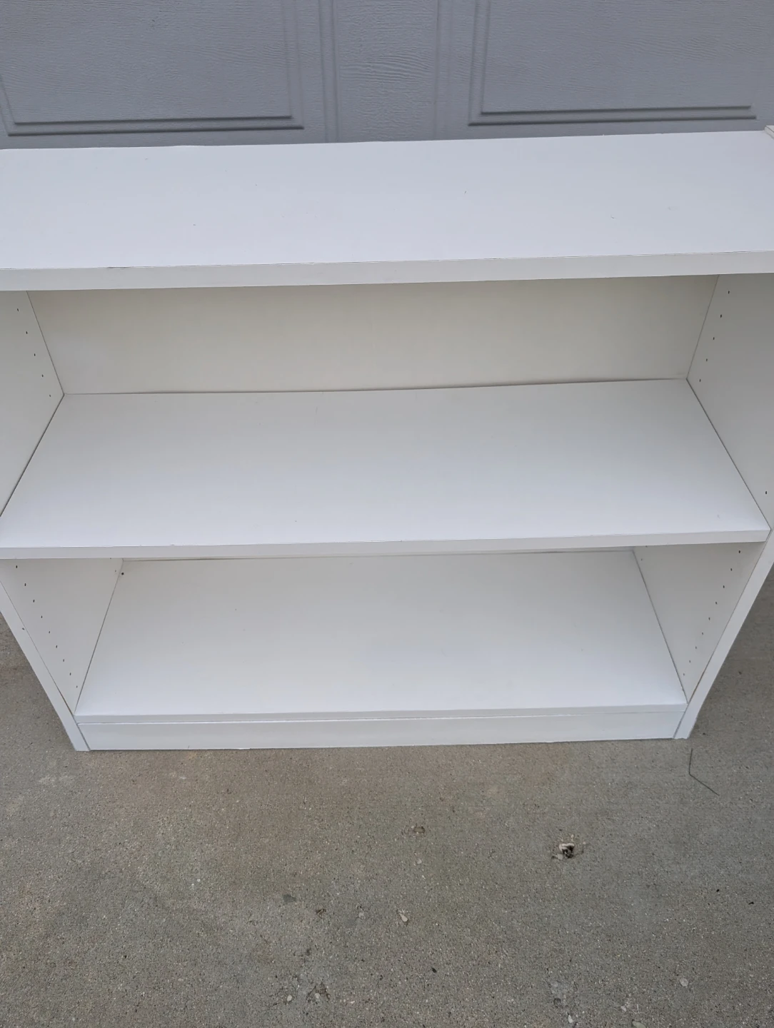 White 3-shelf Bookcase Shelves - photo 3