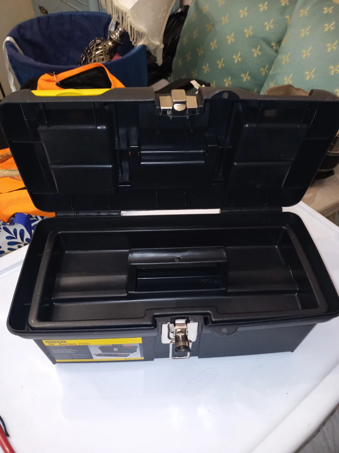 Stanley Plastic Tool Box With Some Tools - photo 5