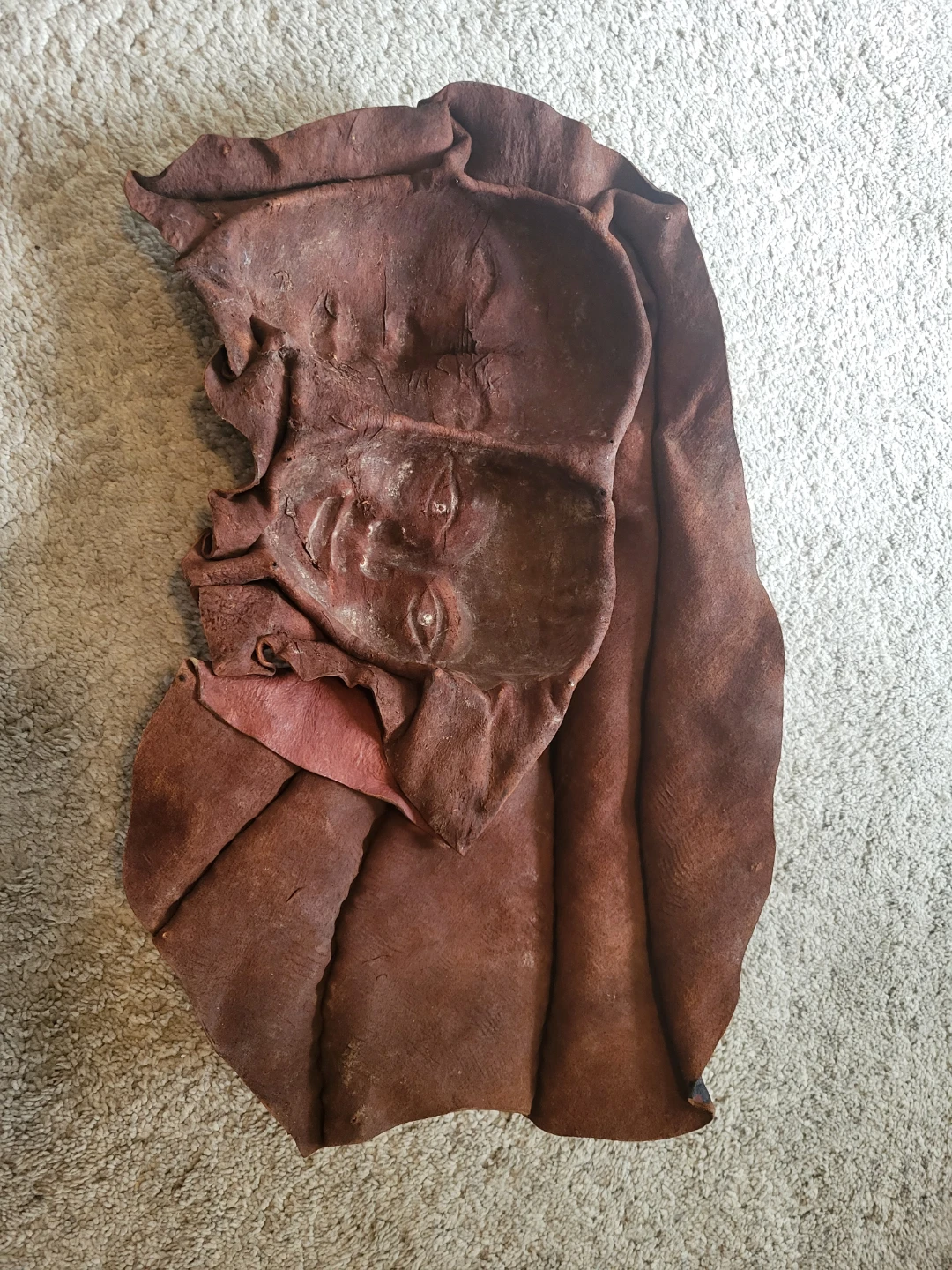 Leather Wall Hanging - Double Face Art - photo 5