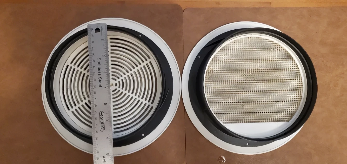 8 Inch Round Air Vent Grilles (2) - photo 3