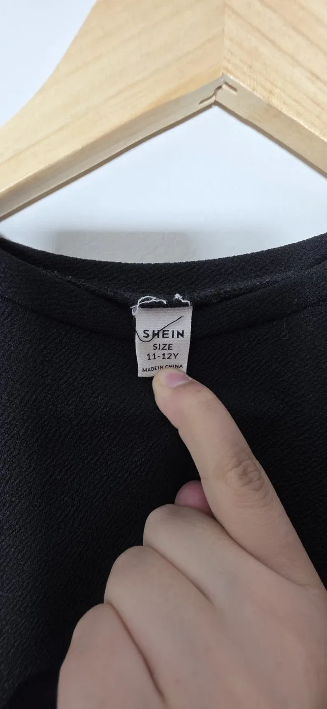 SHEIN Black Pearl Embellished Top - photo 3