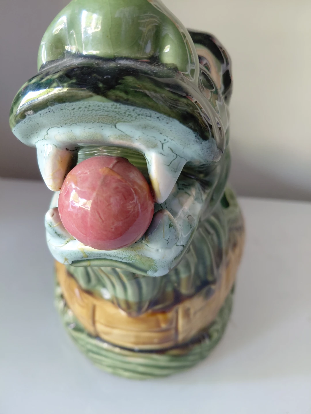 Vintage Ceramic Dragon Planter or Bowl