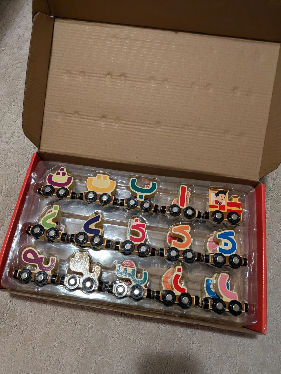 Magnetic Arabic Alphabet Wooden Train Set - photo 3