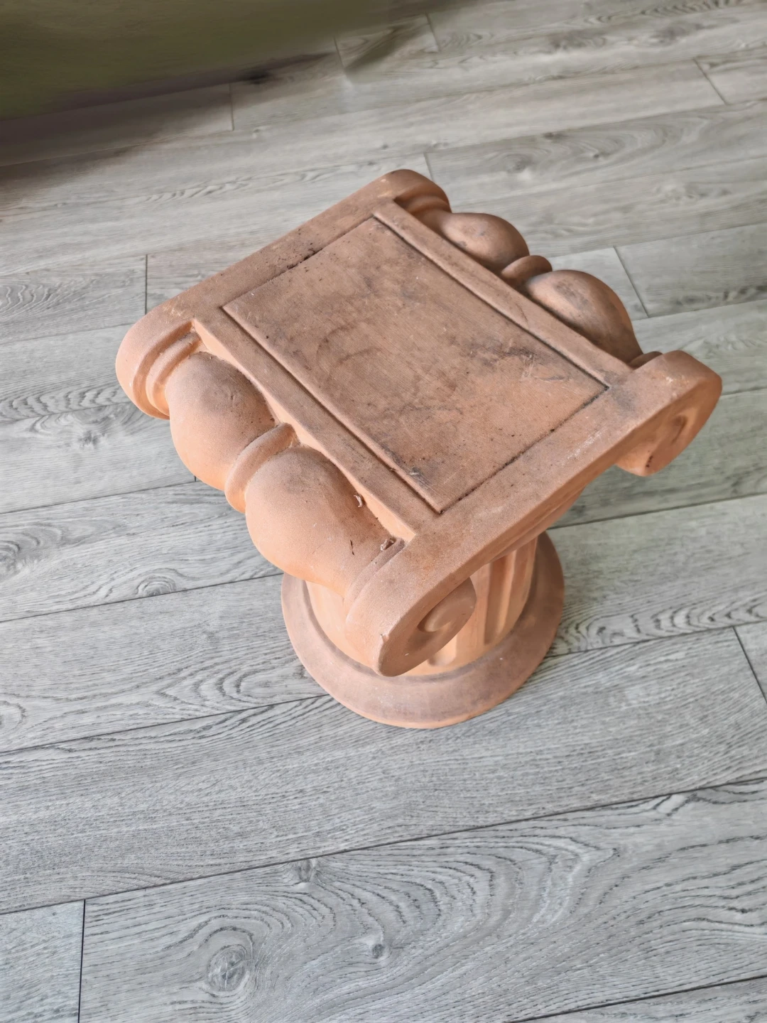 Decorative Terracotta Pedestal / Column Base – Classical Style - photo 2
