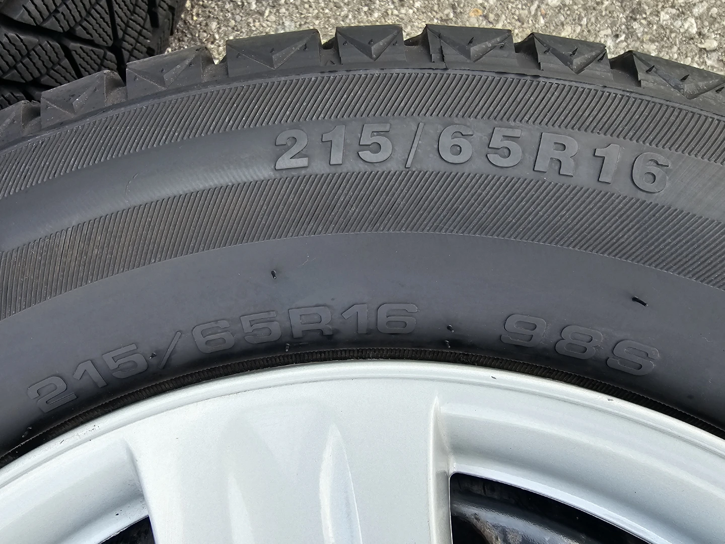BUICK ENCORE WINTER TIRES ON STEEL RIMS 215/65 R16 - photo 3