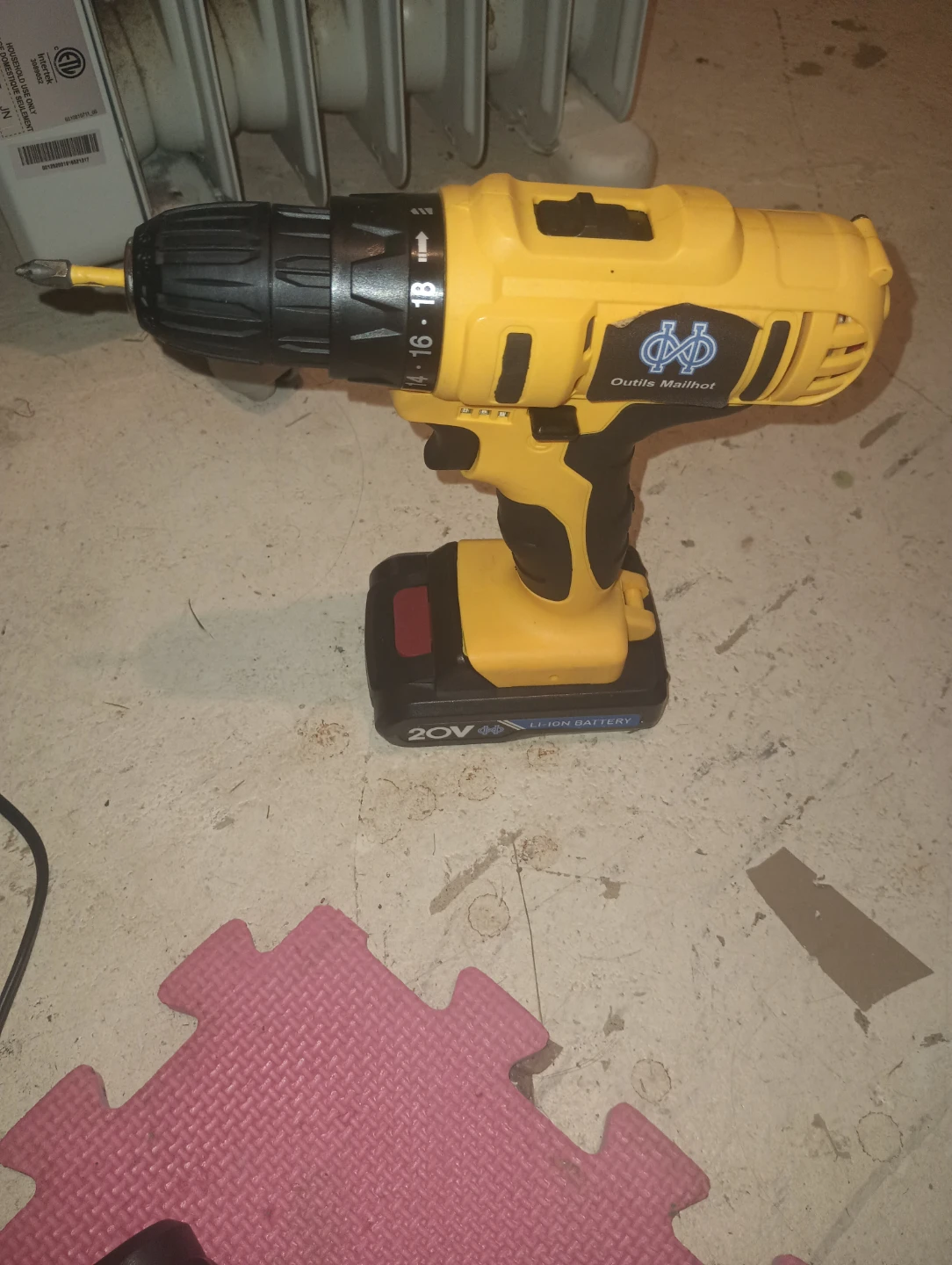 Outils Maillot 20V Cordless Drill Set - photo 5