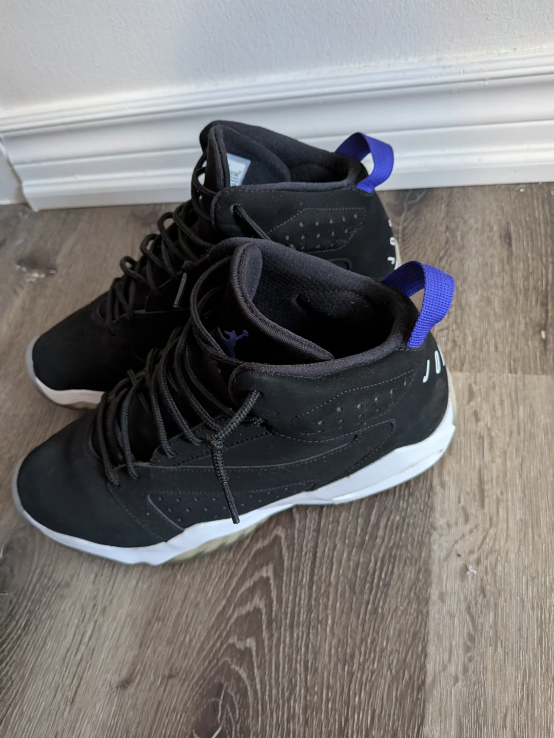 Black Jordan High Top Sneakers