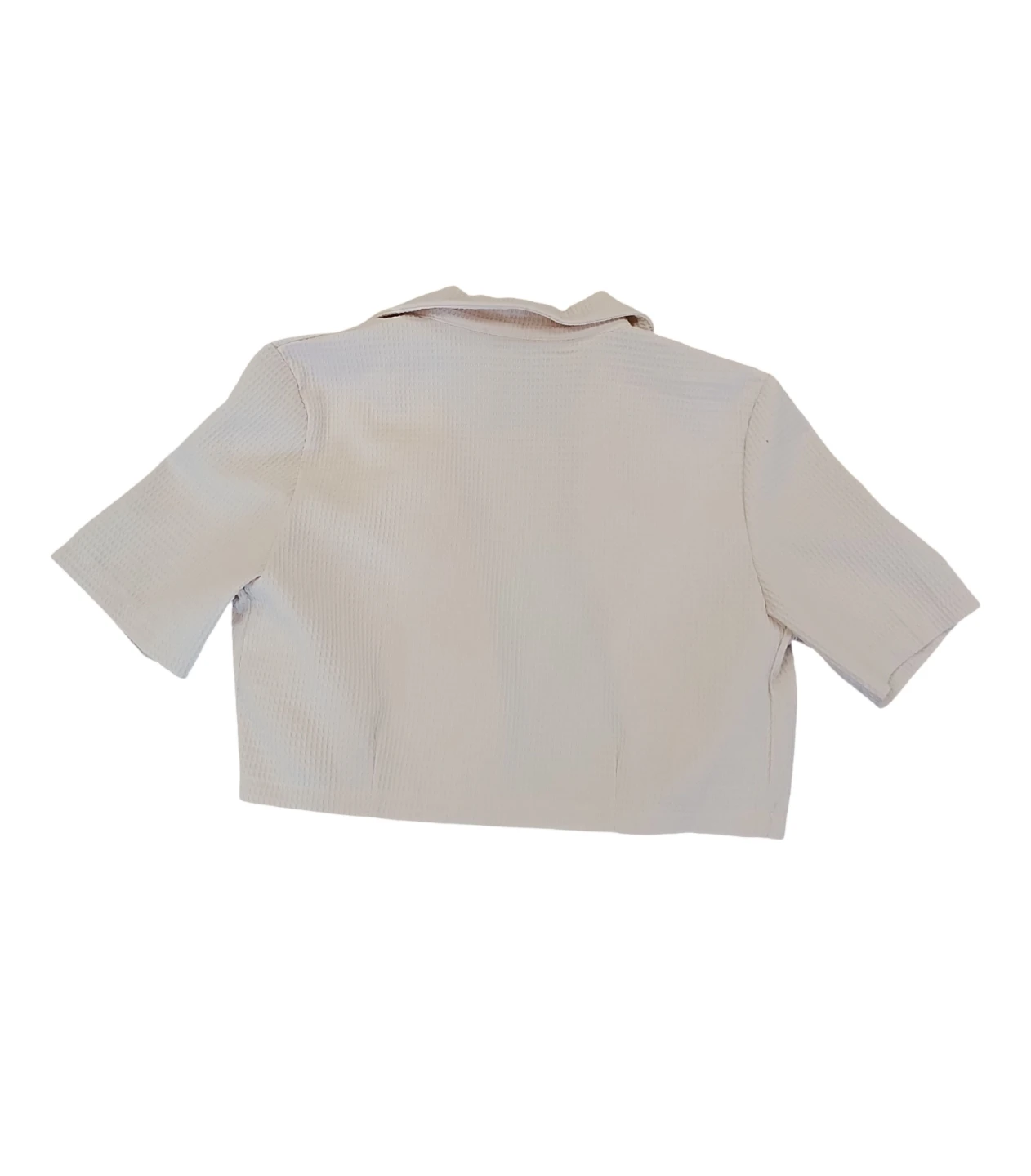 SHEIN Beige Cropped Blazer — Women’s Medium - photo 3