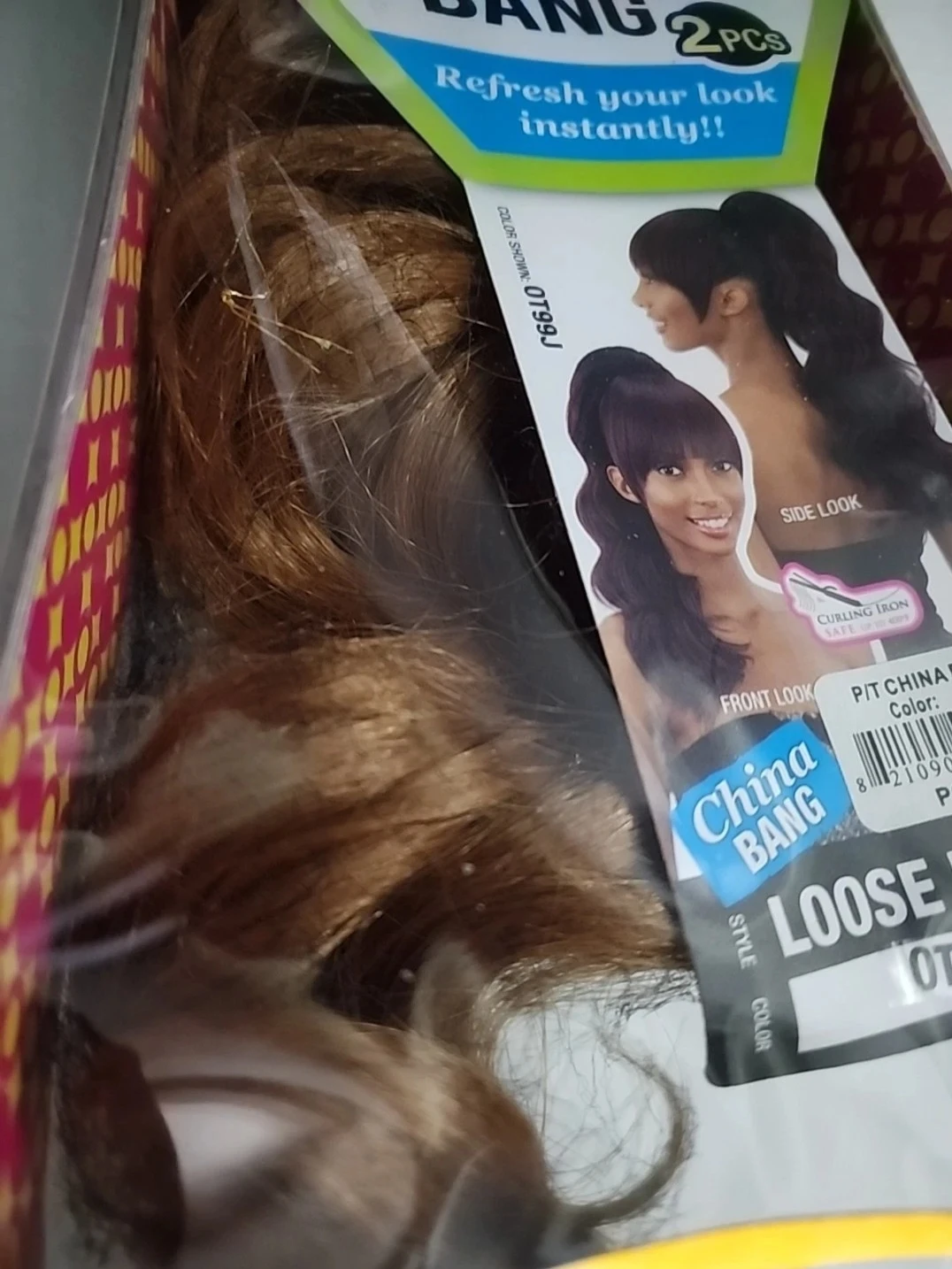 Freetress Equal Ponytail + Bang 2 PCS Loose Deep - photo 2