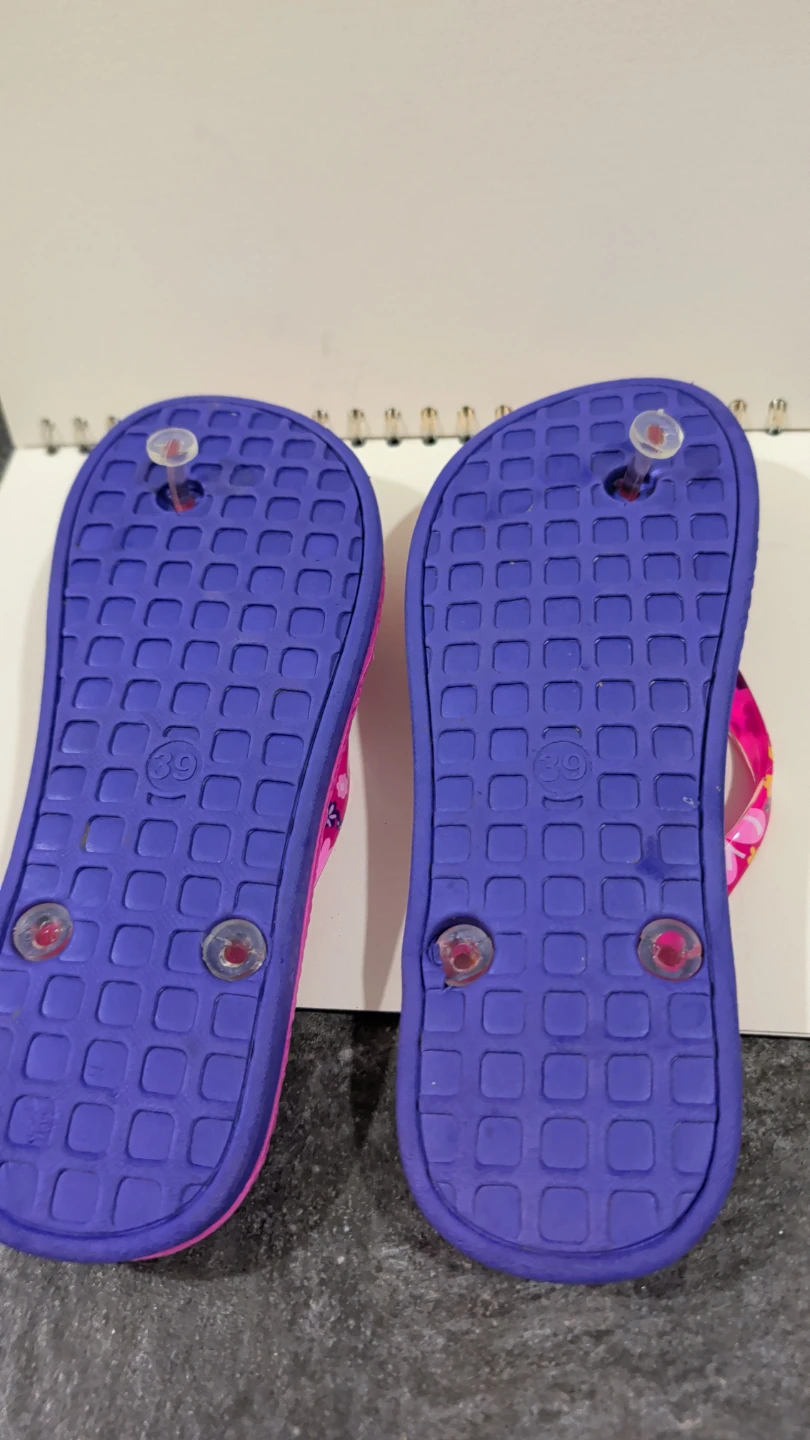 Pink Butterfly Flip Flops - photo 2