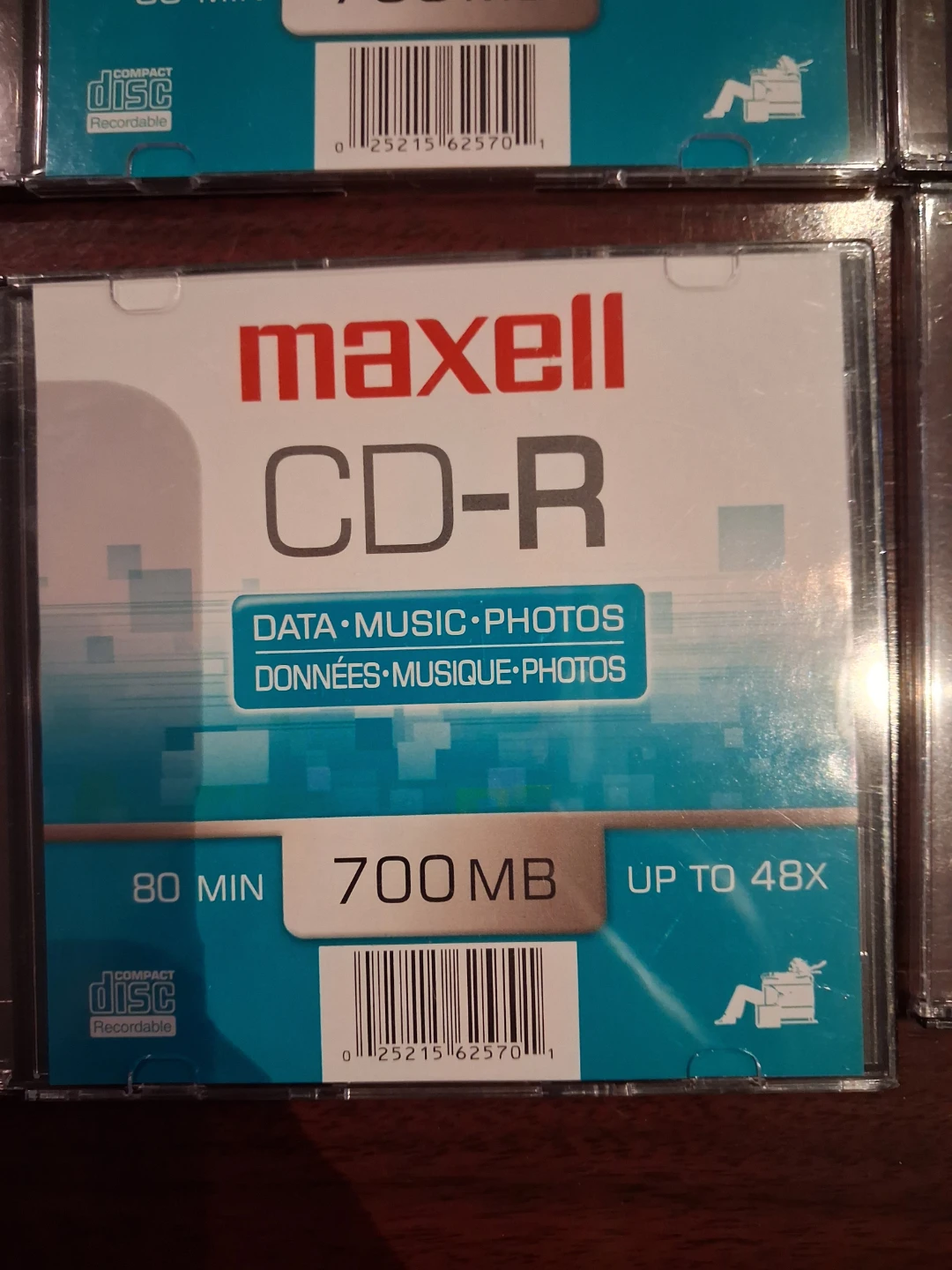 4 Maxell CD-R 700MB 80 Min Recordable Discs - photo 2