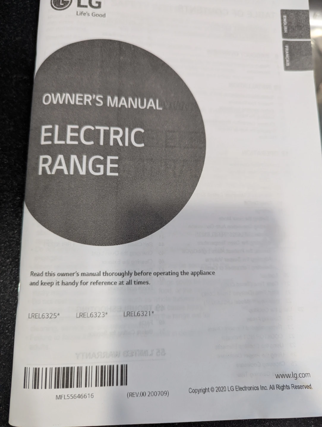 LG 30" Electric Range – Black Stainless Steel - photo 5