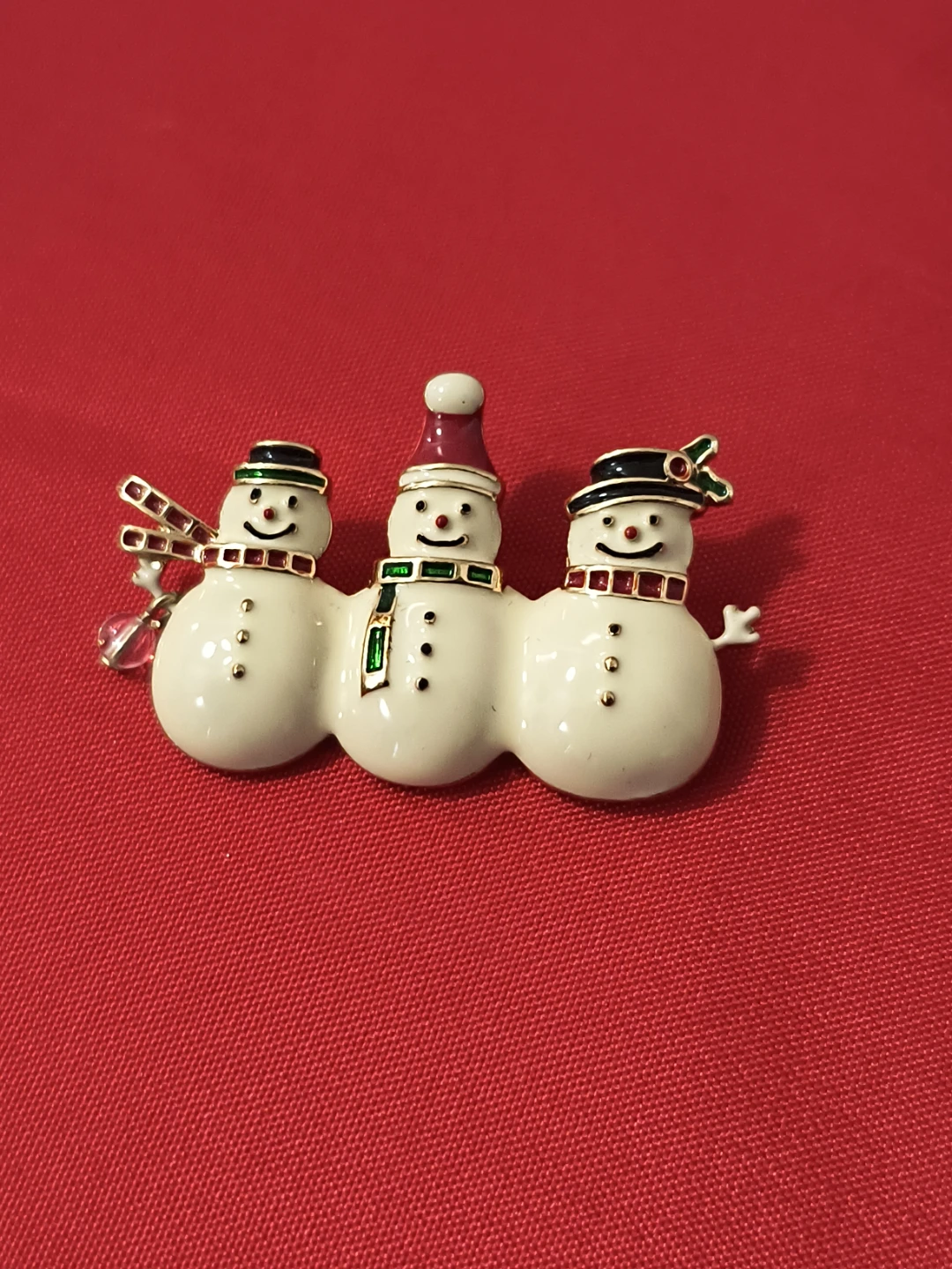 Snowman Pin