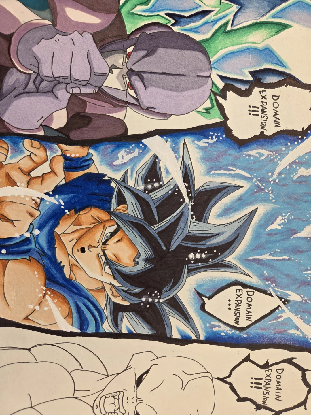 Dragon Ball Z and Blue Lock Fan Art Drawing - photo 2
