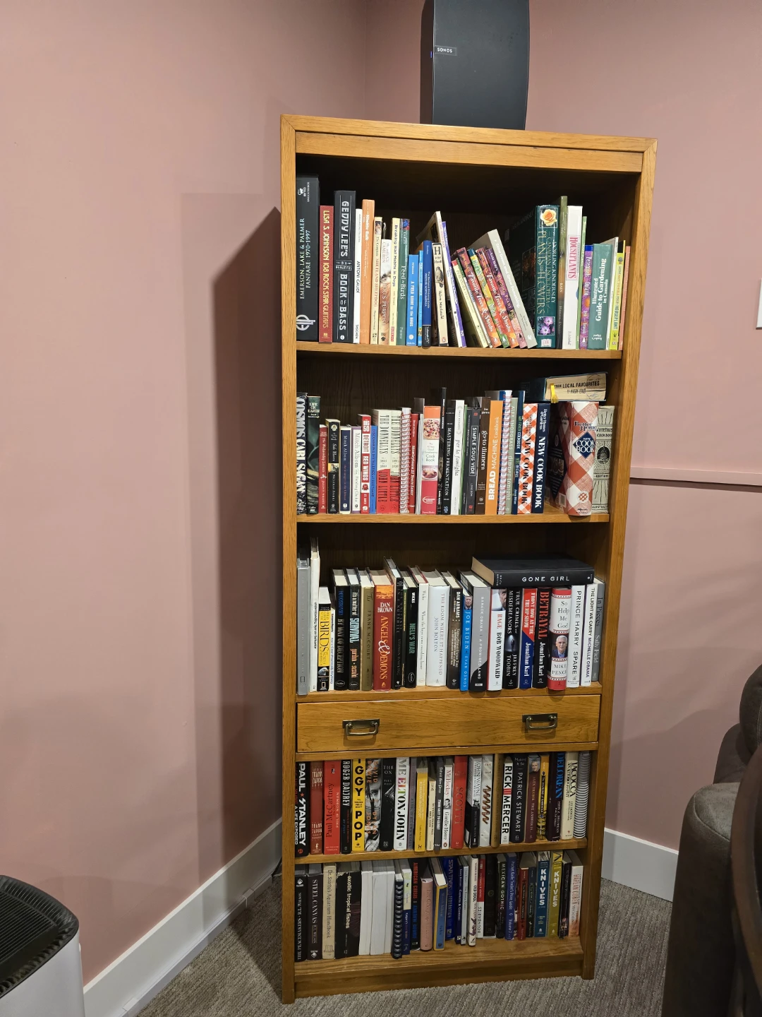 Wooden Bookshelf