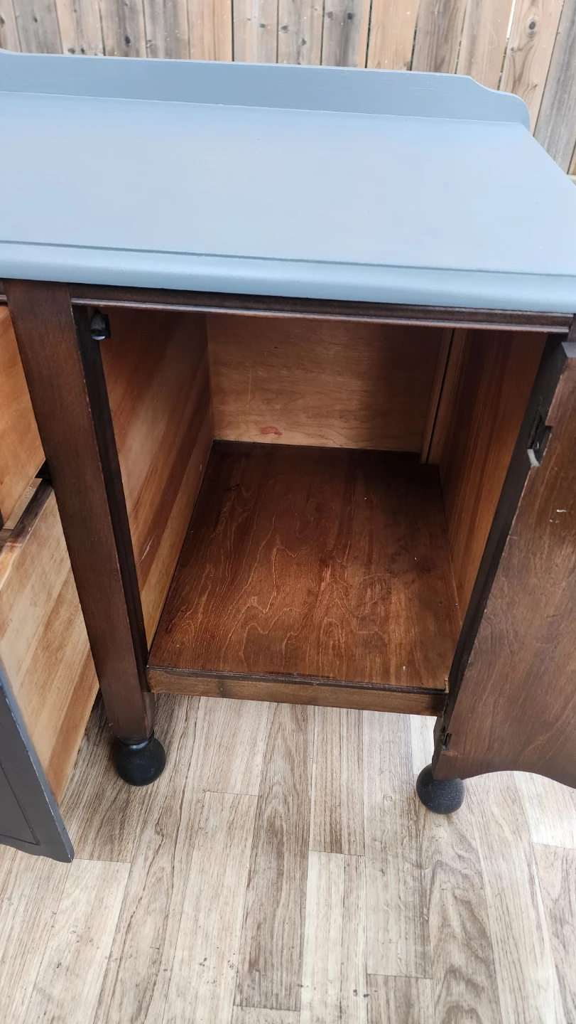 Vintage Sideboard Buffet Solid Wood (Walnut) - photo 5