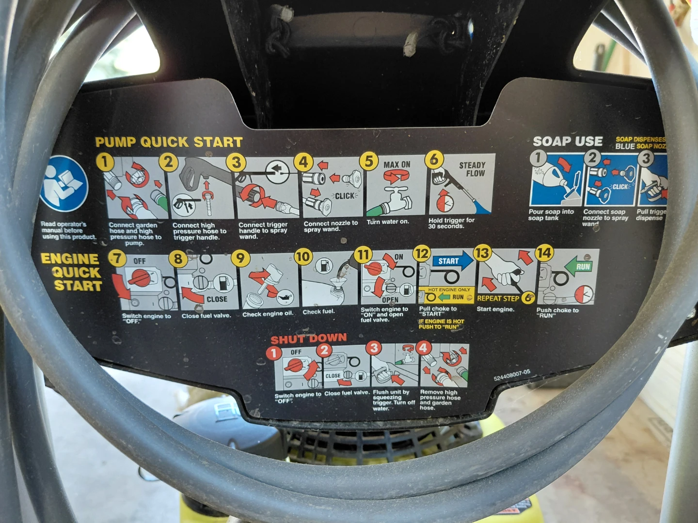 Ryobi Gas Pressure Washer - Honda GCV160 Engine (2800 PSI) - photo 3