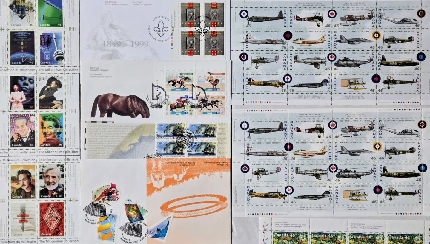 Canadian Stamp Lot, $100 Plus FV. & First Day Cover Bonus - photo 5